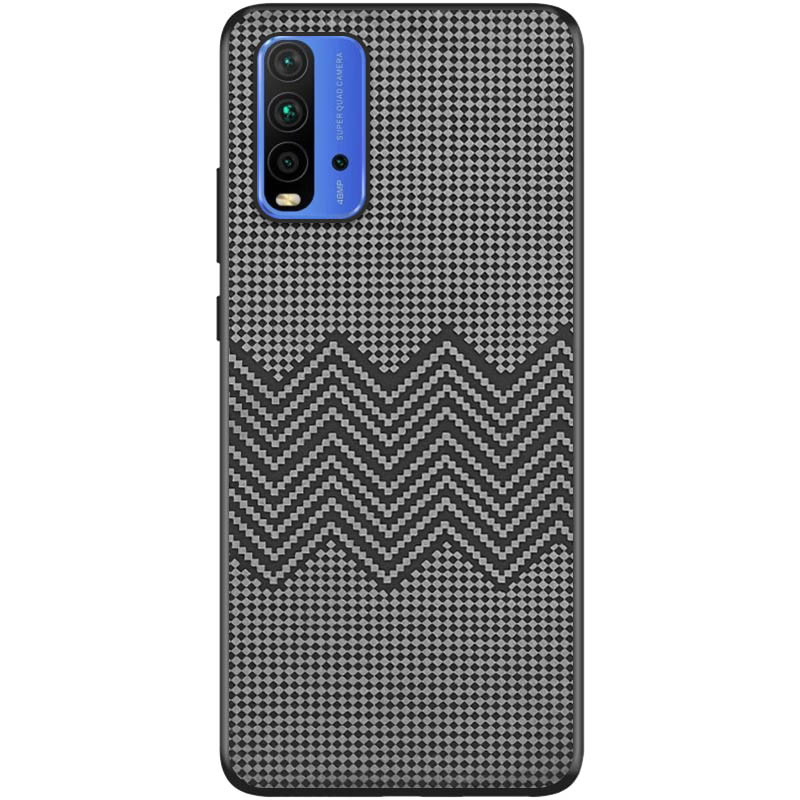 Чехол TPU+PC Grid для Xiaomi Redmi Note 9 4G / Redmi 9 Power / Redmi 9T (Wave)