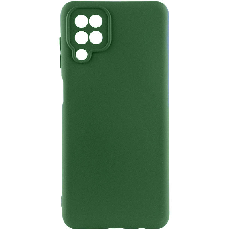 Чехол Silicone Cover Lakshmi Full Camera (A) для Samsung Galaxy M33 5G (Зеленый / Dark green)