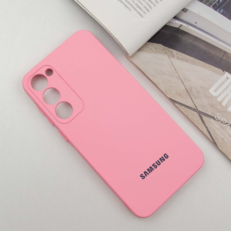 Фото Чехол Silicone Cover Lakshmi Full Camera (AAA) with Logo для Samsung Galaxy S20 FE (Розовый / Light pink) на vchehle.ua