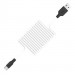 Фото Дата кабель Hoco X21 Plus Silicone Type-C Cable (2m) (Чорний / Білий) в маназині vchehle.ua