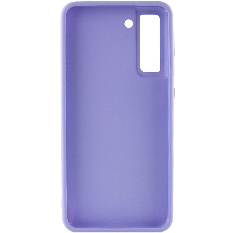 Фото TPU чехол Bonbon Metal Style with Magnetic safe для Samsung Galaxy S21 FE (Сиреневый / Dasheen) в магазине vchehle.ua