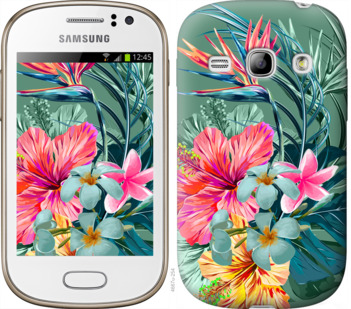 

Чехол Тропические цветы v1 для Samsung Galaxy Fame S6810 844907