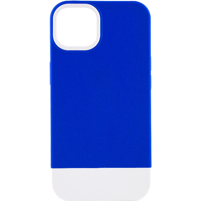 Чохол TPU+PC Bichromatic на Apple iPhone 12 Pro Max (6.7") (Navy Blue / White)