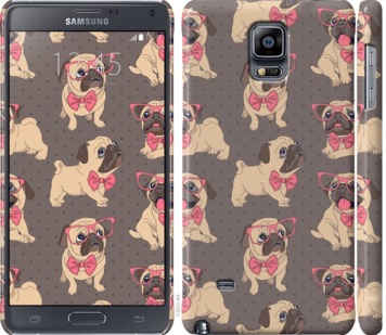 

Чехол мопсики 2 для Samsung Galaxy Note 4 N910H 731291