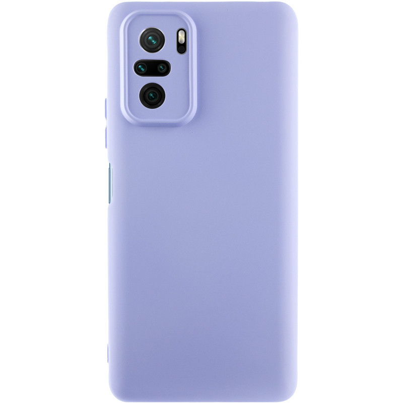 Чехол Silicone Cover Lakshmi Full Camera (AA) для Xiaomi Redmi Note 10 / Note 10s / Poco M5s (Сиреневый / Dasheen)