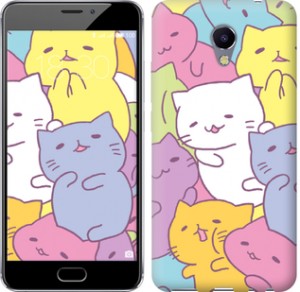 Чехол Котики для Meizu M5 Note