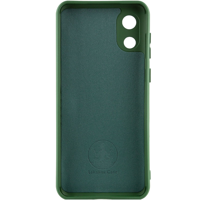 Фото Чохол Silicone Cover Lakshmi Full Camera (A) на Samsung Galaxy A03 Core (Зелений / Dark green) на vchehle.ua