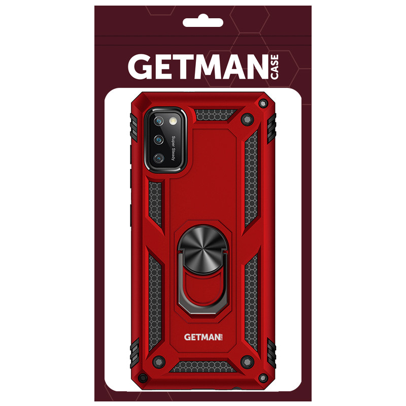 Фото Ударопрочный чехол GETMAN Serge Ring for Magnet для Samsung Galaxy A41 на vchehle.ua