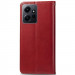Фото Кожаный чехол-книжка GETMAN Gallant (PU) для Xiaomi Redmi Note 12 4G (Красный) на vchehle.ua