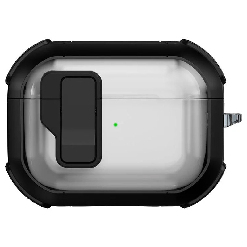 Футляр протиударний Locking Button для навушників Airpods Pro 2 / Pro (Black)