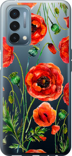 

Чехол Нарисованные маки для OnePlus Nord N200 1633951