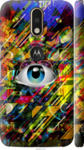 Чехол Абстрактный глаз для Motorola MOTO G4