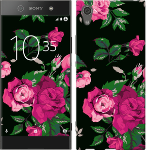 

Чехол Розы на черном фоне для Sony Xperia XA1 Dual 547010