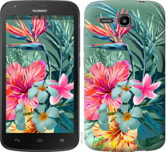 

Чехол Тропические цветы v1 для Huawei Ascend Y600 845295