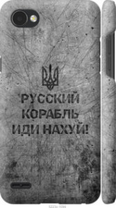 Чехол Русский военный корабль иди на v4 для LG Q6a 