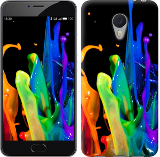 

Чехол брызги краски для Meizu M3 Note 381411
