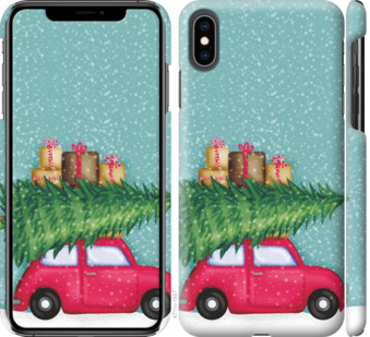

Чехол Машина с подарками для iPhone XS Max 867234