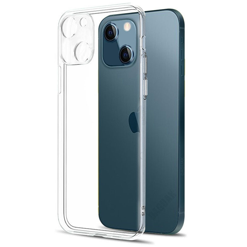 TPU чехол Epic Transparent 1,5mm Full Camera для Apple iPhone 15 (6.1") (Бесцветный (прозрачный))