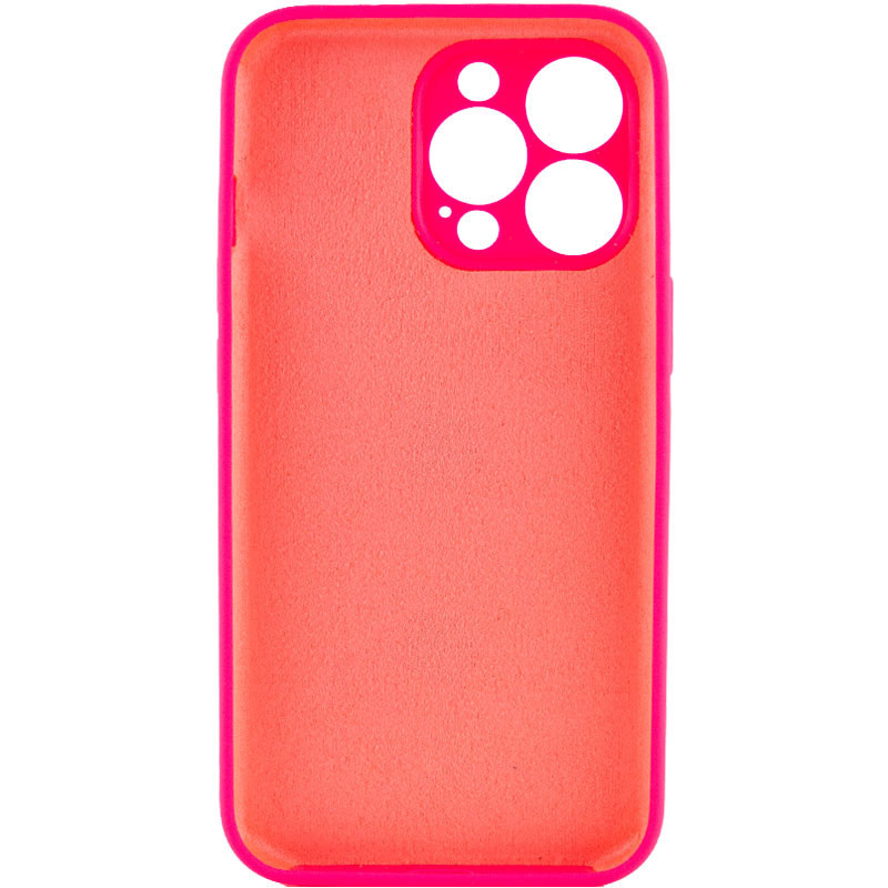 Фото Чохол Silicone Case Full Camera Protective (AA) NO LOGO на Apple iPhone 14 Pro Max (6.7") (Рожевий / Barbie pink) на vchehle.ua