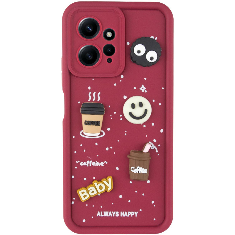 Фото Чохол TPU Toys Case на Xiaomi Redmi Note 12 4G (Red / Always Happy) на vchehle.ua