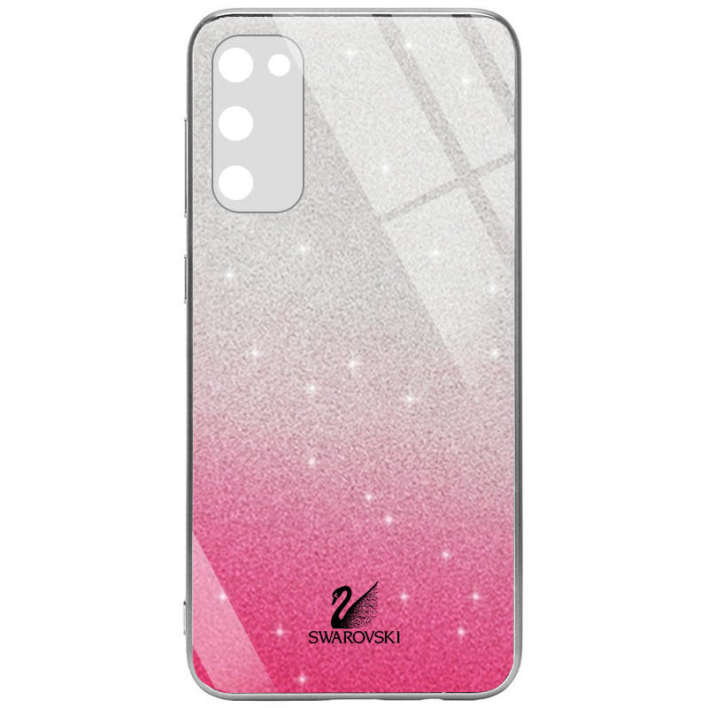 

TPU+Glass чехол Swarovski Full Camera для Samsung Galaxy S20 FE (Малиновый) 1082590