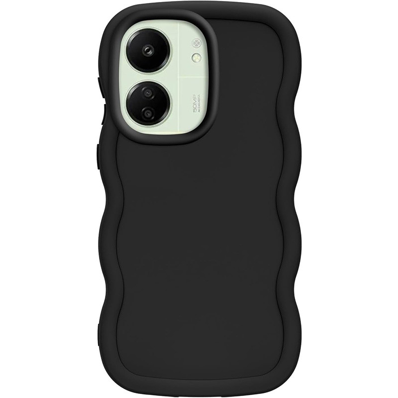 Чехол TPU Ripple для Xiaomi Redmi 13C (Black)