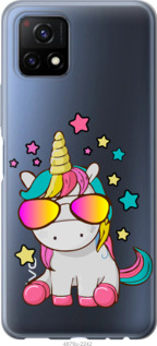 

Чехол Единорог в очках для Vivo Y52S 1112421