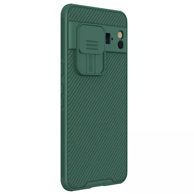 Карбонова накладка Nillkin CamShield Pro на Google Pixel 8 Pro (Deep Green) в магазині vchehle.ua