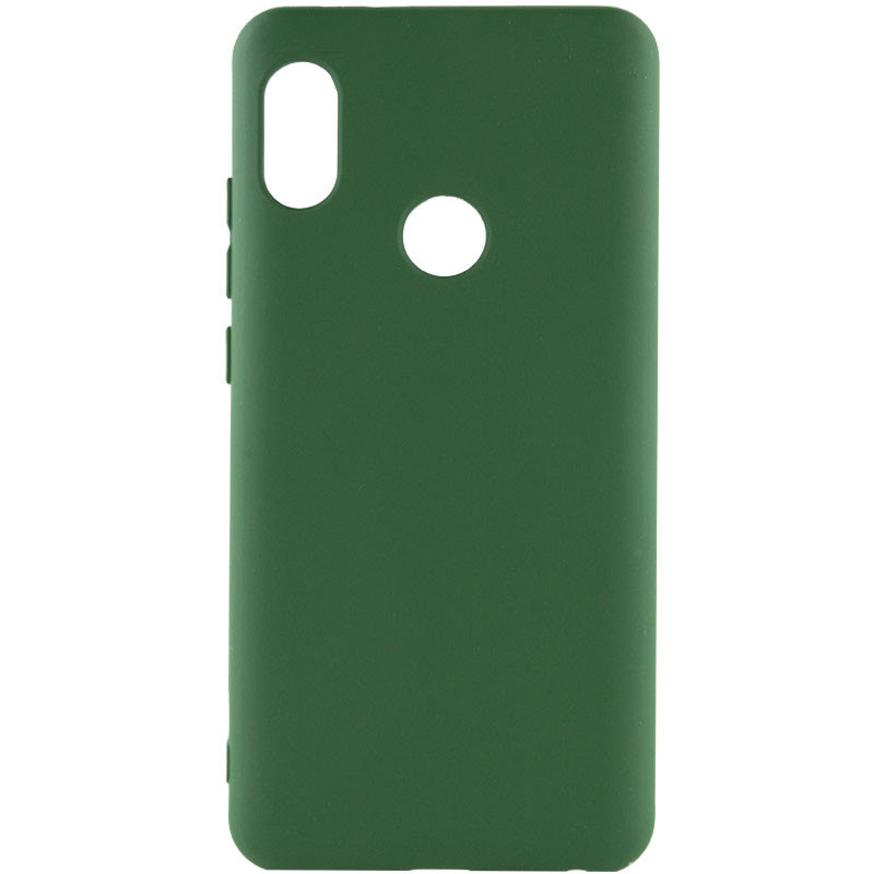 Чохол Silicone Cover Lakshmi (A) на Xiaomi Redmi Note 5 Pro / Note 5 (AI Dual Camera) (Зелений / Dark green)