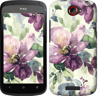 

Чехол Цветы акварелью для HTC One S z560e 296420