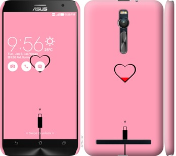 

Чехол Подзарядка сердца1 для Asus Zenfone 2 ZE551ML 730455