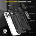 Удароміцний чохол Camshield Army Ring на Apple iPhone 14 Pro Max (6.7") (Чорний / Black) в магазині vchehle.ua