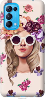 

Чохол Дівчина з квітами v2 на Oppo Reno5 1177152