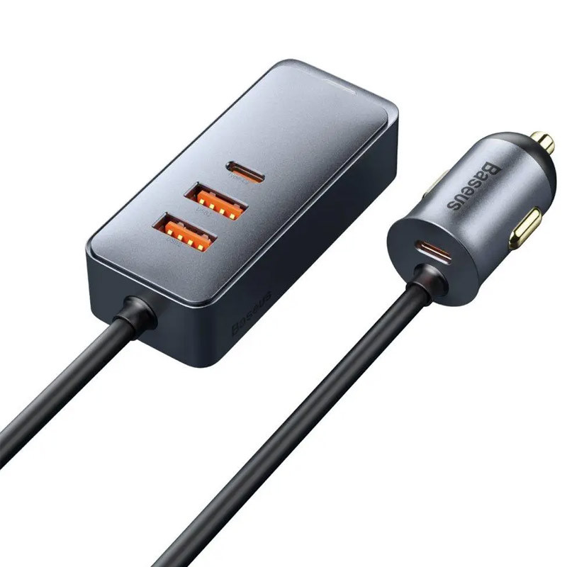 

АЗУ Baseus Share Together PPS Multi-port 2xUSB+2xType-C 120W (Серый) 1429128