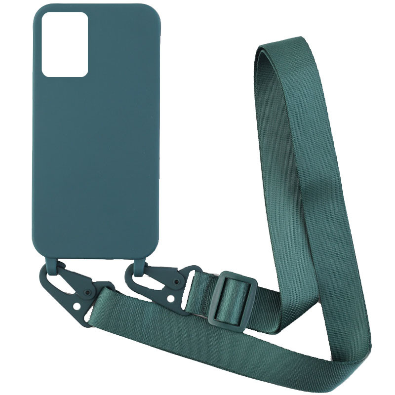 

Чохол Crossbody з довгим кольоровим ремінцем на Samsung Galaxy S20 Ultra (Зелений) 1187372