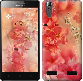 

Чехол Розовые цветы для Lenovo A6000 323856