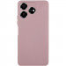 Чохол TPU GETMAN Liquid Silk Full Camera на ZTE Nubia V60 (Рожевий / Pink Sand)