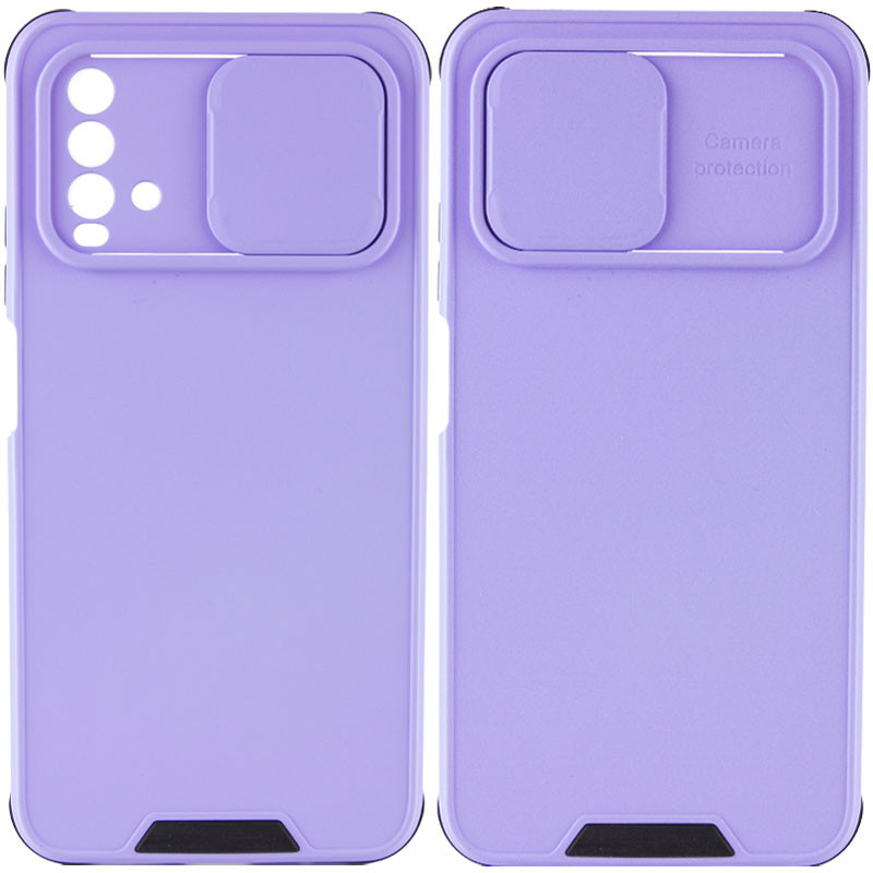 

TPU+PC чехол Lens series для Xiaomi Redmi Note 9 4G (Сиреневый) 1213117