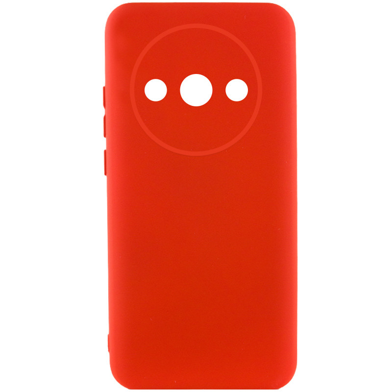 Чохол TPU GETMAN Liquid Silk Full Camera на Xiaomi Redmi A3 (Червоний / Red)