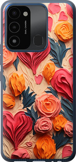 

Чехол Сердечки 3 для Tecno Spark 8C KG5k 1645406