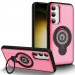 TPU+Textured PC Magnet на Samsung Galaxy S23 (Pink)