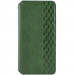 Кожаный чехол-книжка GETMAN Cubic (PU) для Samsung Galaxy A36 5G / A56 5G (Зеленый)