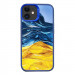 TPU+PC чохол TakiTaki Magic glow на Apple iPhone 11 (6.1") (Flag / Blue)