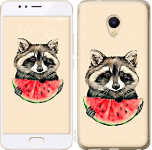 

Чохол Єнотик з кавуном на Meizu M5s 799847