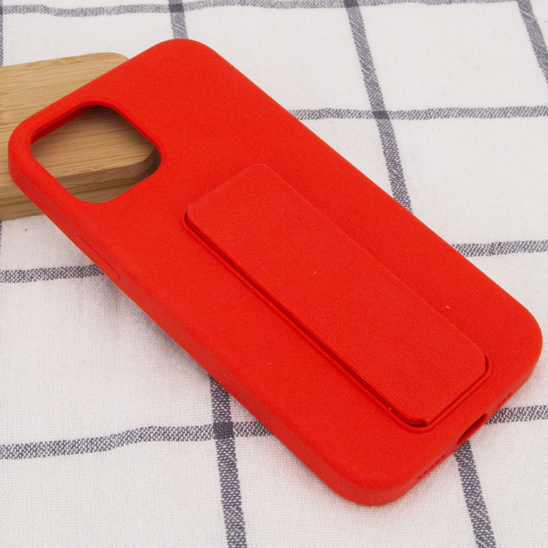Купити Чохол Silicone Case Hand Holder на Apple iPhone 12 Pro Max (6.7") (Червоний / Red) на vchehle.ua