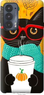 

Чехол Осенний кот для Motorola Edge 20 1229985