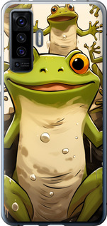 

Чехол Веселая жаба для Vivo X50 1642408