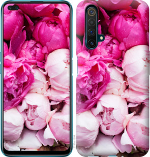 

Чехол Розовые пионы для Realme X50 917911