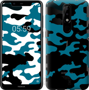 

Чехол Камуфляж прозрачный фон для Nokia 5.1 Plus 913253