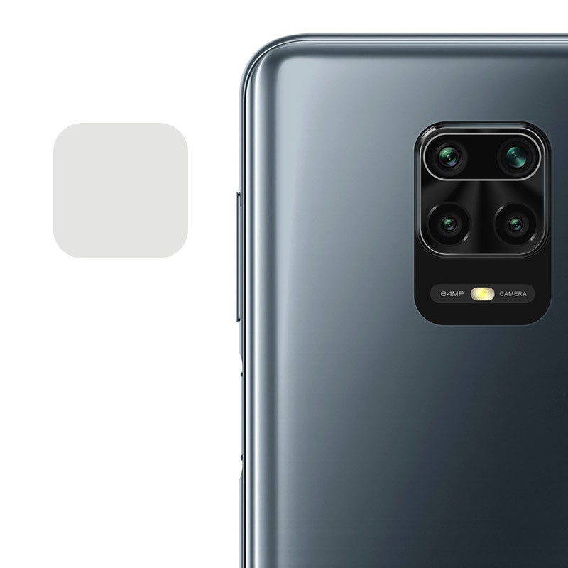 Гибкое защитное стекло 0.18mm на камеру (тех.пак) для Xiaomi Redmi Note 9s/Note 9 Pro/Note 9 Pro Max